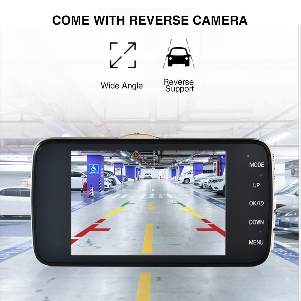 1080P Car Dash Camera Dual Front and Rear Video DVR Recorder Night Vision Kit 5