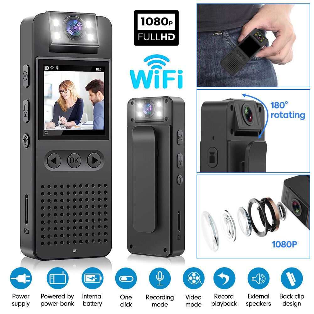1080P Wifi HD Stable Riding Camera Wearable Video Recorder Comes With 64G SD Card 1