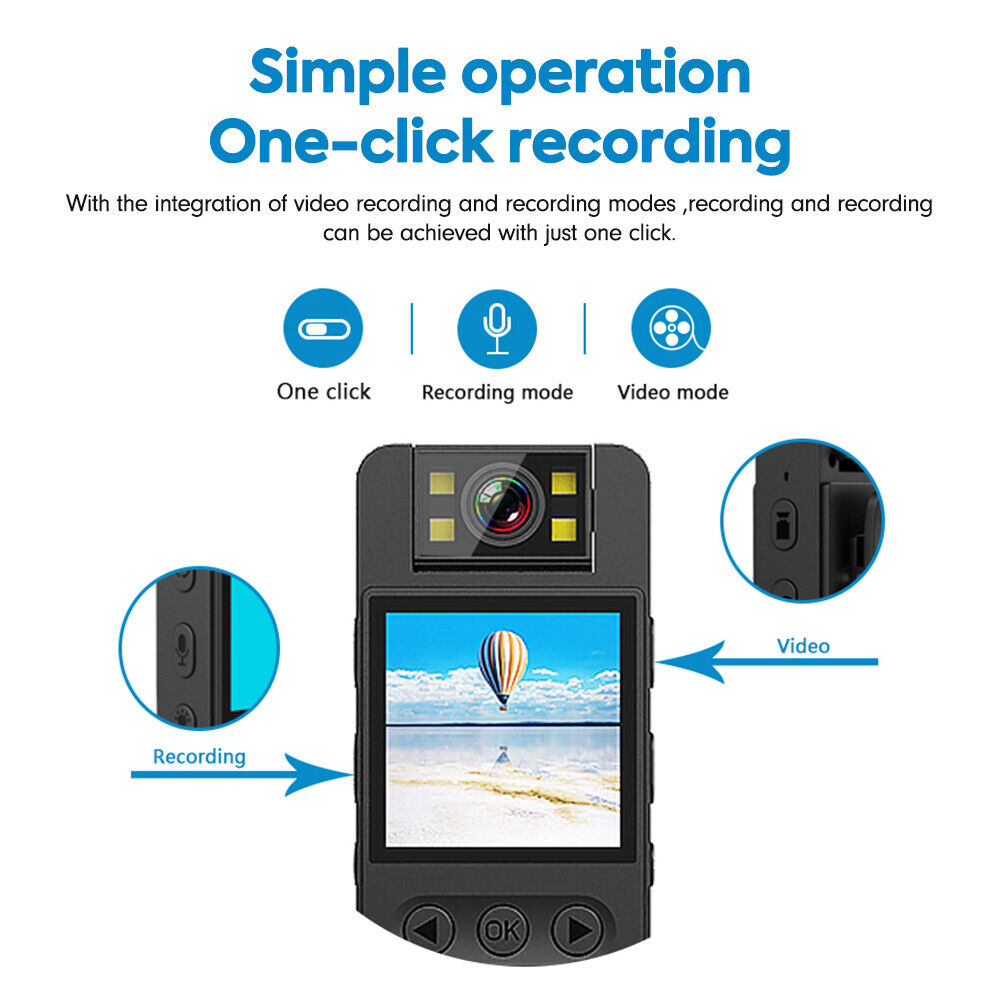 1080P Wifi HD Stable Riding Camera Wearable Video Recorder Comes With 64G SD Card 5
