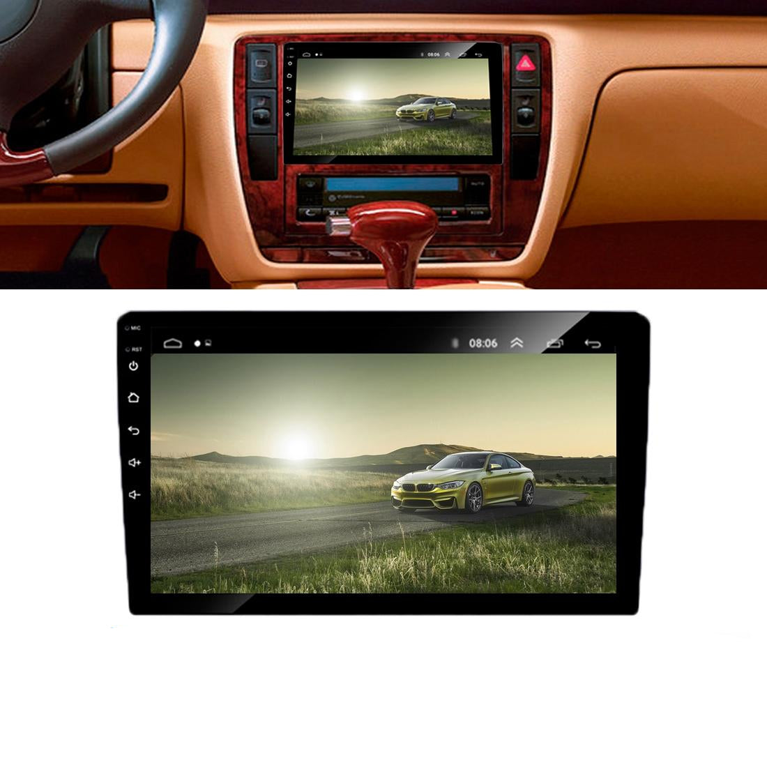 10.1 Inch Android 8.1 Car Mp5 Player - Fm Bluetooth Gps Tf Card 2