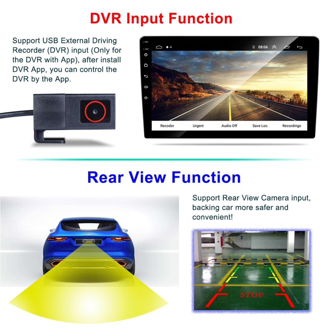 10.1 Inch Android 8.1 Car Mp5 Player - Fm Bluetooth Gps Tf Card 5