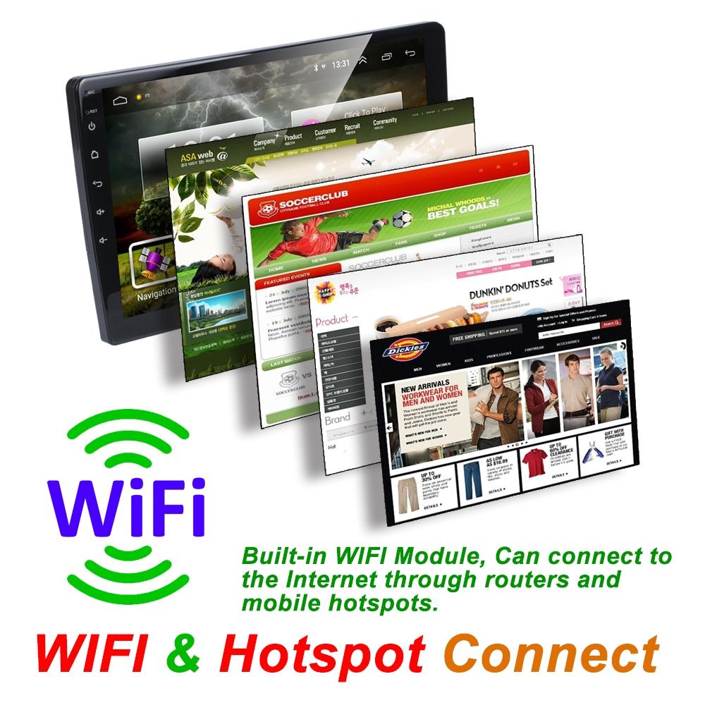 10.1 Inch Android 8.1 Car Mp5 Player - Fm Bluetooth Gps Tf Card 16