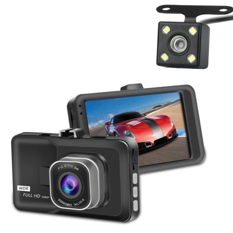 1080p Hd 3.0 Wide-angle Driving Recorder with Reversing Image 3