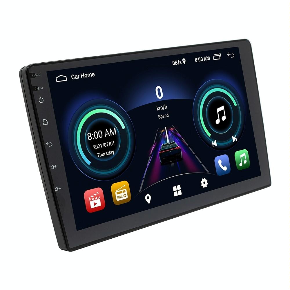 10.1 Inch Car Android Player Gps Navigation Bluetooth Touch Radio Mirror Link Fm Wifi Steering Wheel Control Standard Version + Carplay 2