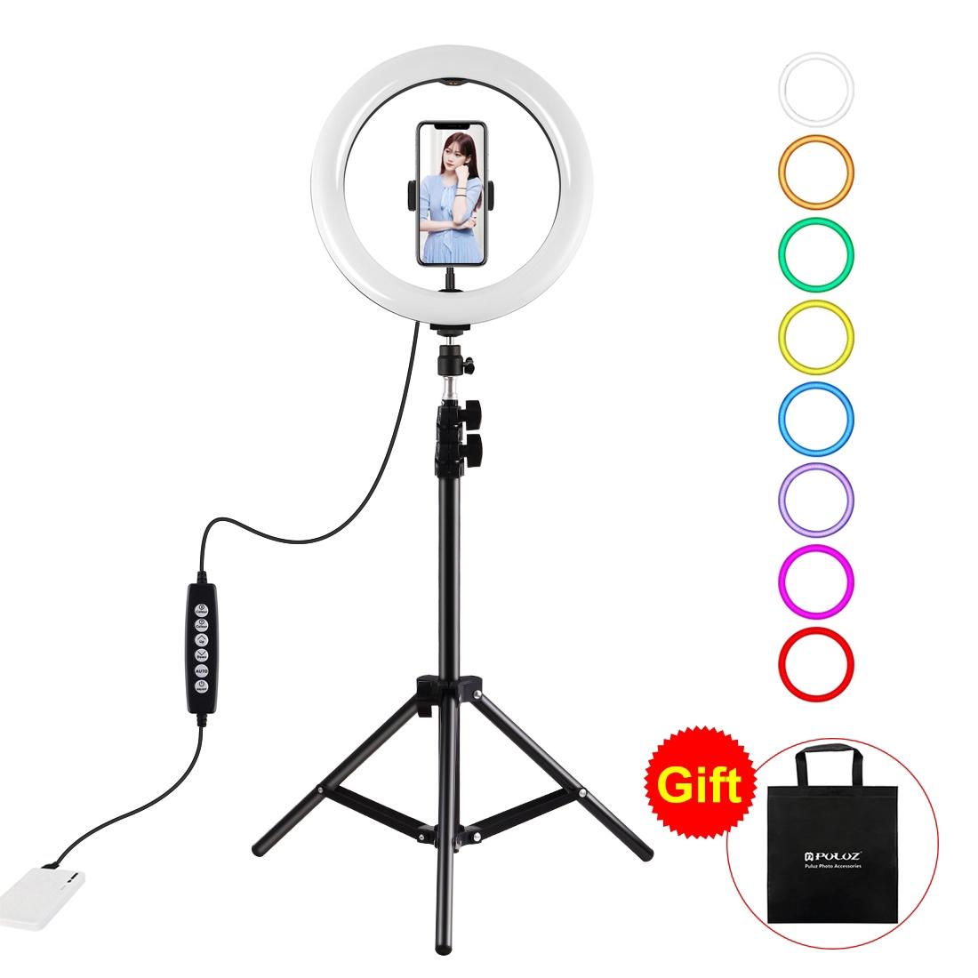 10.2 Rgbw Led Ring Light Kit with 1.1m Tripod & Phone Clamp 2