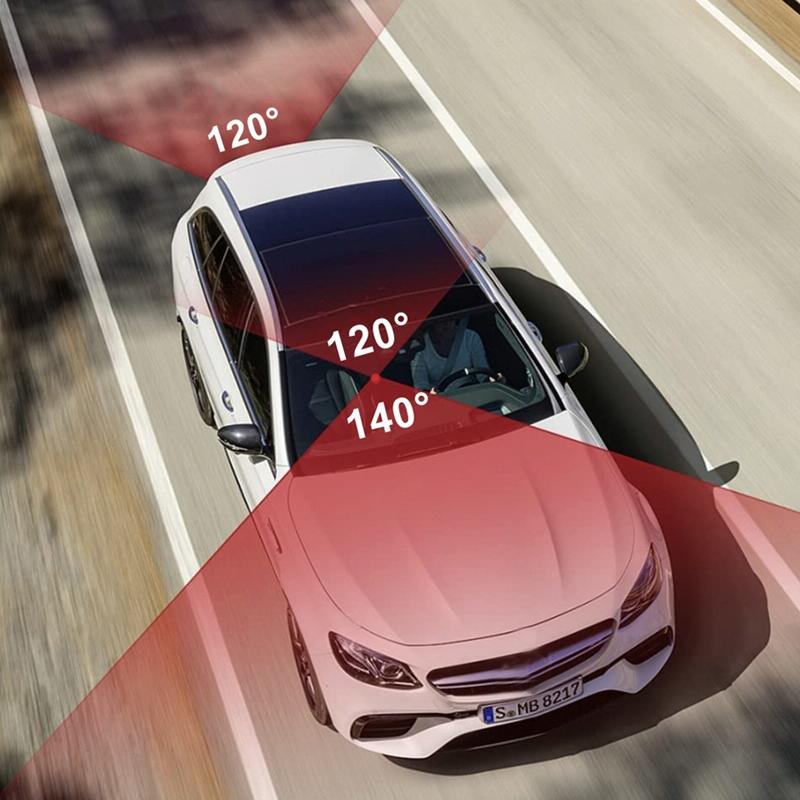 1080p Hd Multi-language Driving Recorder with 3 Lenses 15