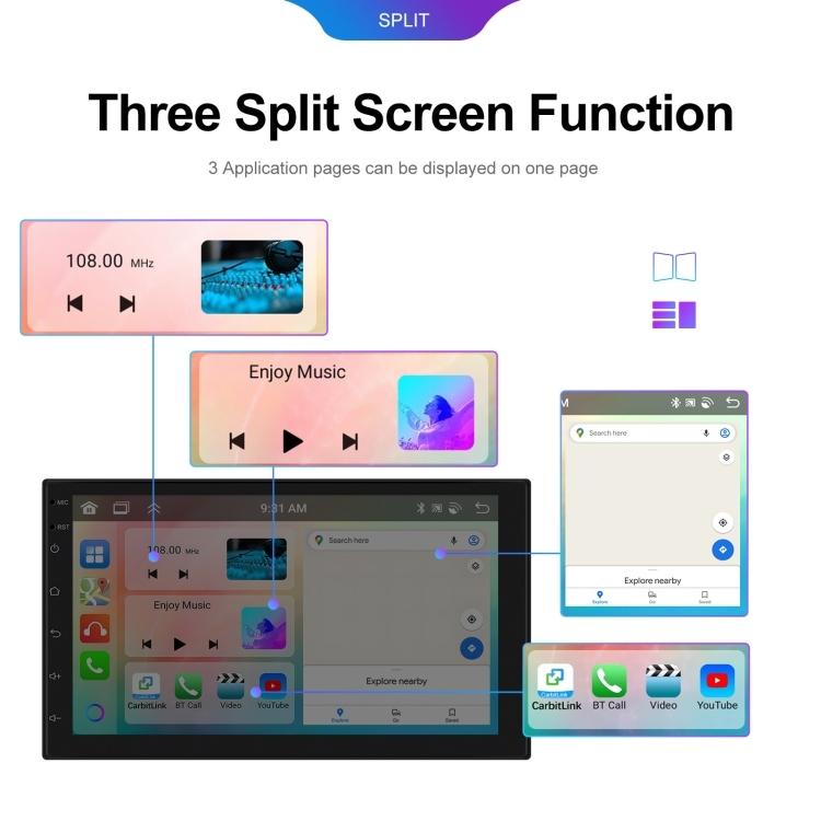 10.1 Inch Android 13.0 Carplay Navigation Monitor - Standard 6