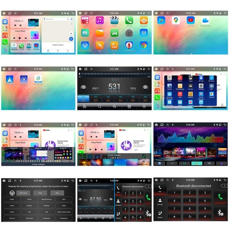 10.1 Inch Android 13.0 Carplay Navigation Monitor - Standard 8