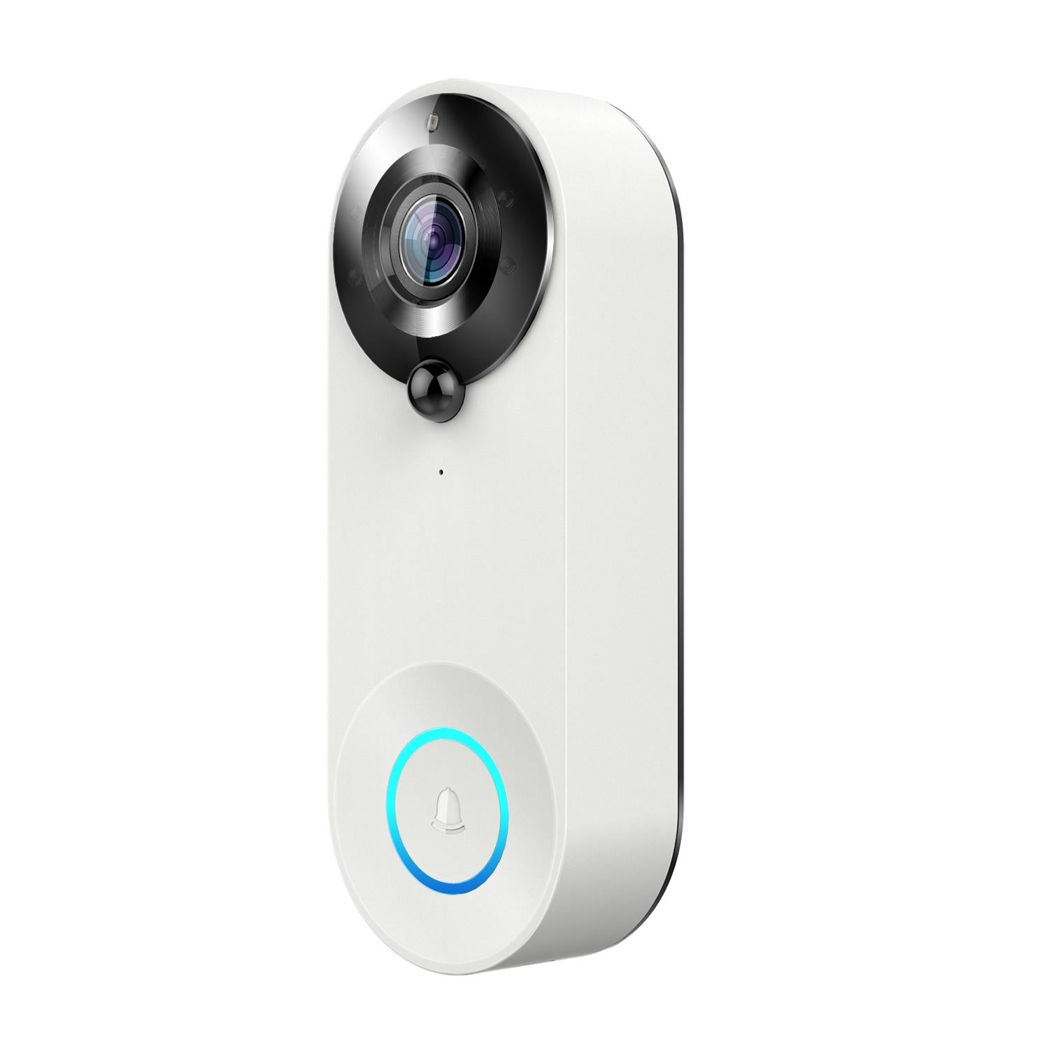 1080P Smart Doorbell With 150 Degree Wide Angle - Black 2