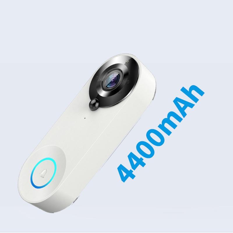 1080P Smart Doorbell With 150 Degree Wide Angle - Black 7