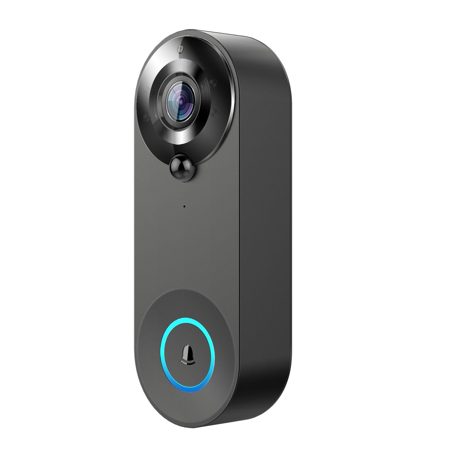 1080P Smart Doorbell With 150 Degree Wide Angle - Black 11
