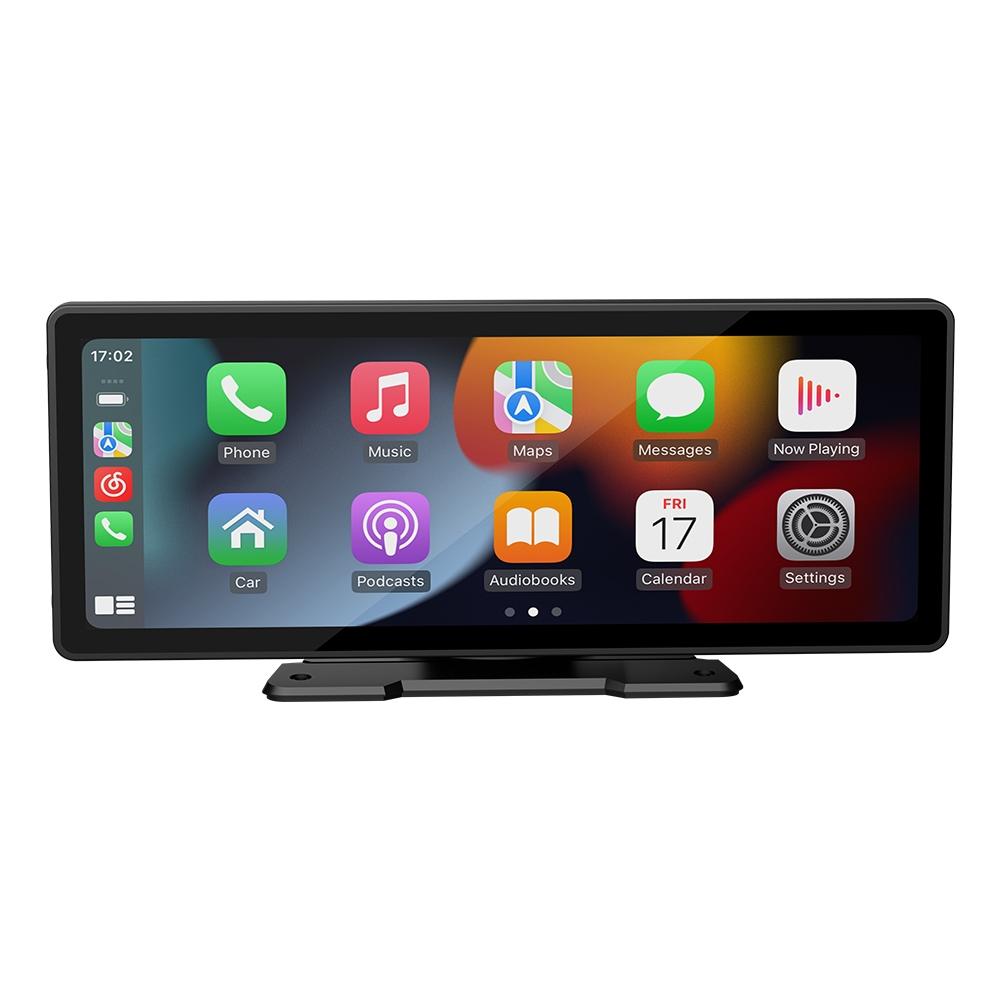 10.26 Inch Car Mp5 Player With Carplay / Android Auto - Portable Black 2