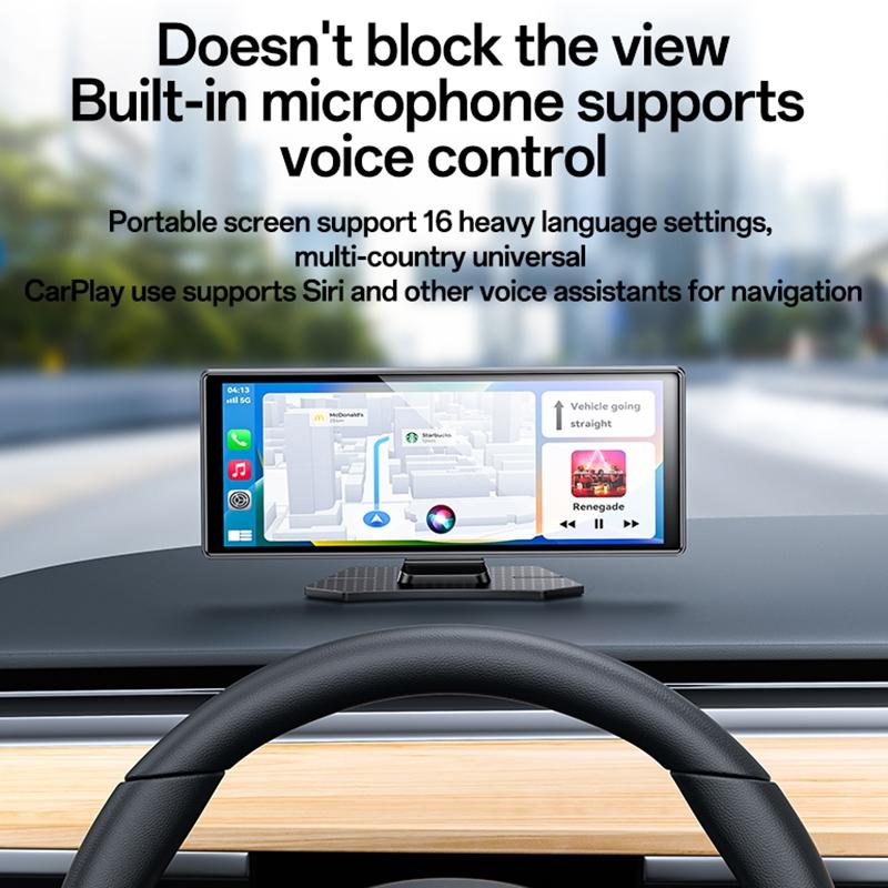 10.26 Inch Carplay Navigation & Recorder - Yesido Km19 Black 14