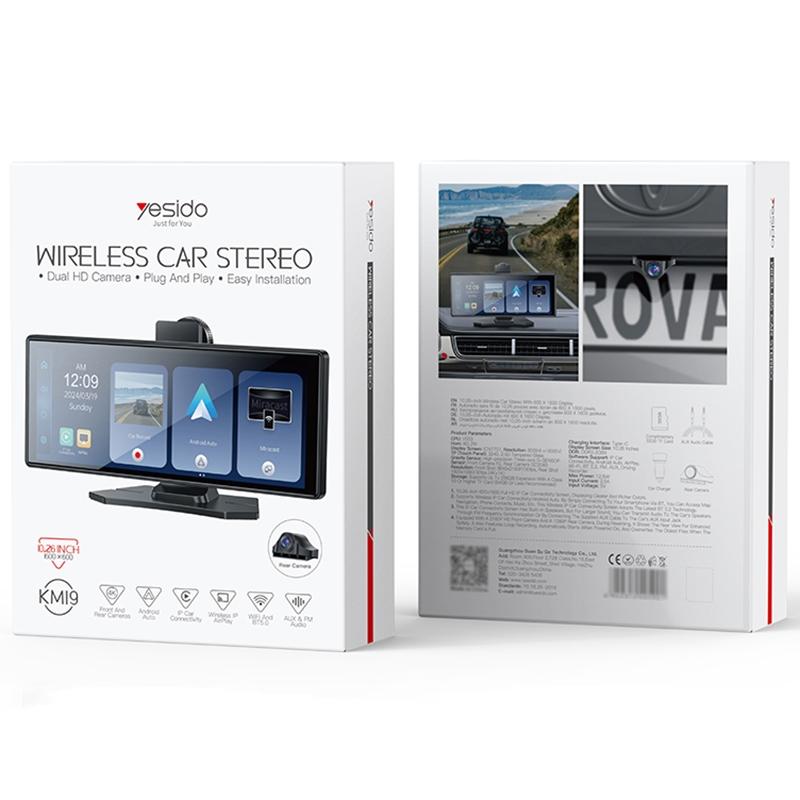 10.26 Inch Carplay Navigation & Recorder - Yesido Km19 Black 6