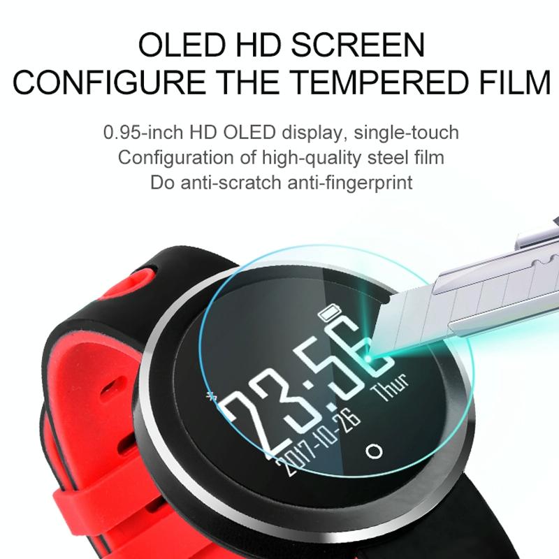 0.95 Inch Hd Oled Screen Display Bluetooth Smart Bracelet Ip68 Waterproof Support Pedometer / Sedentary Reminder / Heart Rate Monitor / Sleep Monitor Compatible With Android And Ios Phones - Black 6