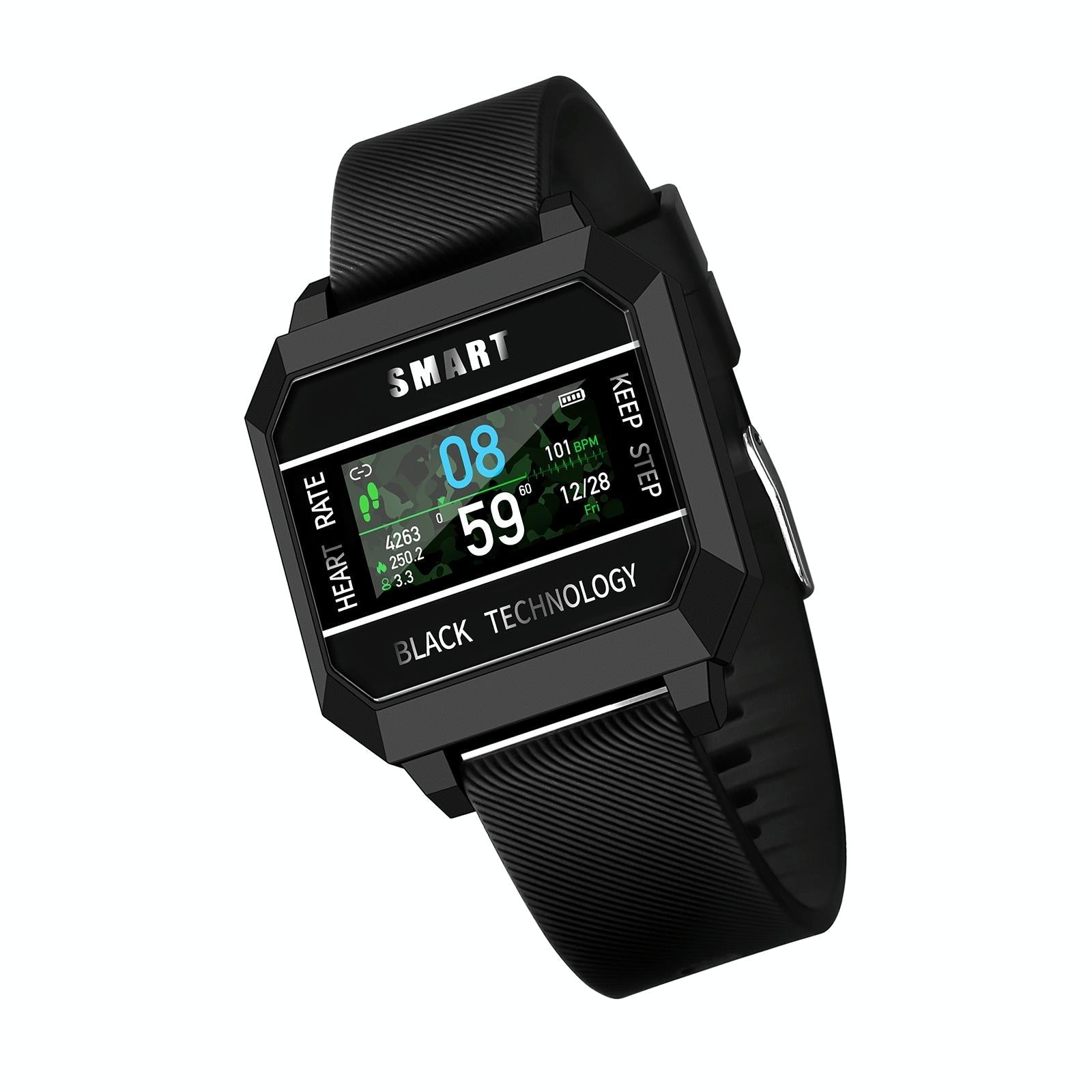 0.96 Inch Tft Screen Life Waterproof Smart Watch Support Sleep Monitoring / Heart Rate Monitoring / Blood Pressure Monitoring / Pulse Reminder - Yellow 2