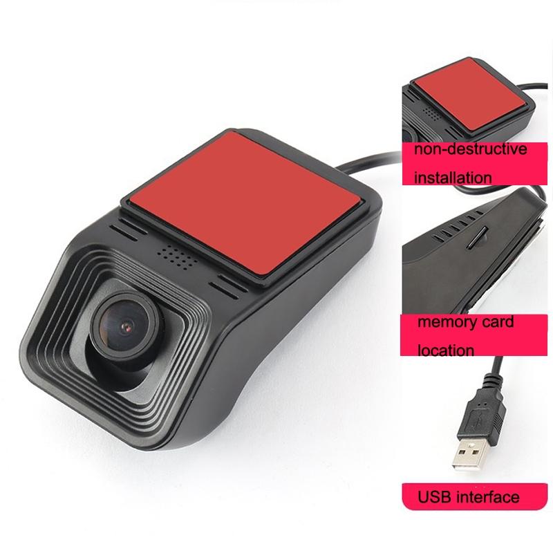 1080p Hd Car Recorder with Wifi for Parking Monitoring - Without Button + Usb Long Line 4