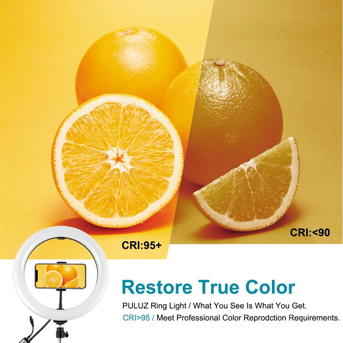 10.2 Curved Rgbw Led Ring Light Kit with Tripod Dual Phone Brackets Remote and Clamp 4
