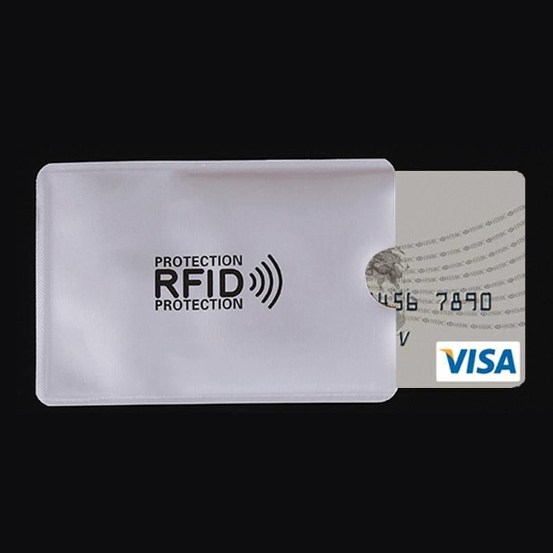 100 Rfid Blocking Aluminum Foil Card Sleeves - Ccb1077B 6