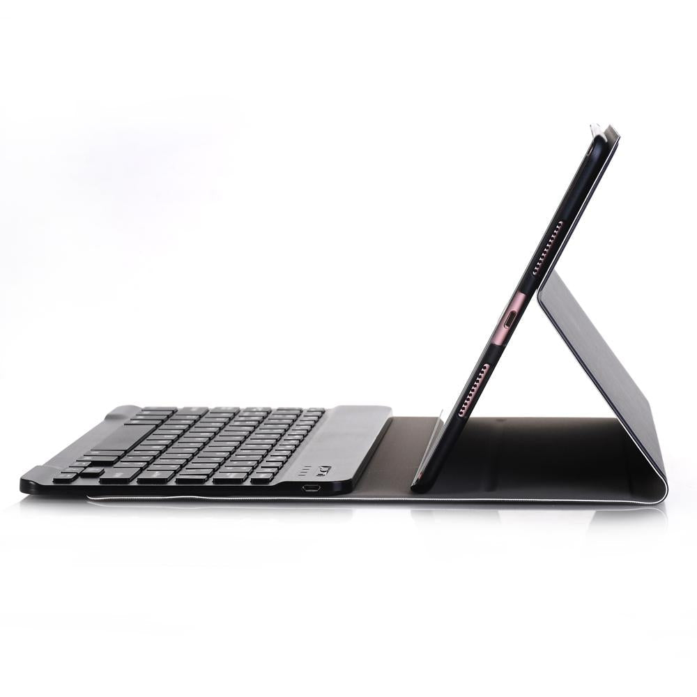 10.2 Ipad Bluetooth Keyboard Case With Stand - Ultra-Thin & Detachable - Black 9