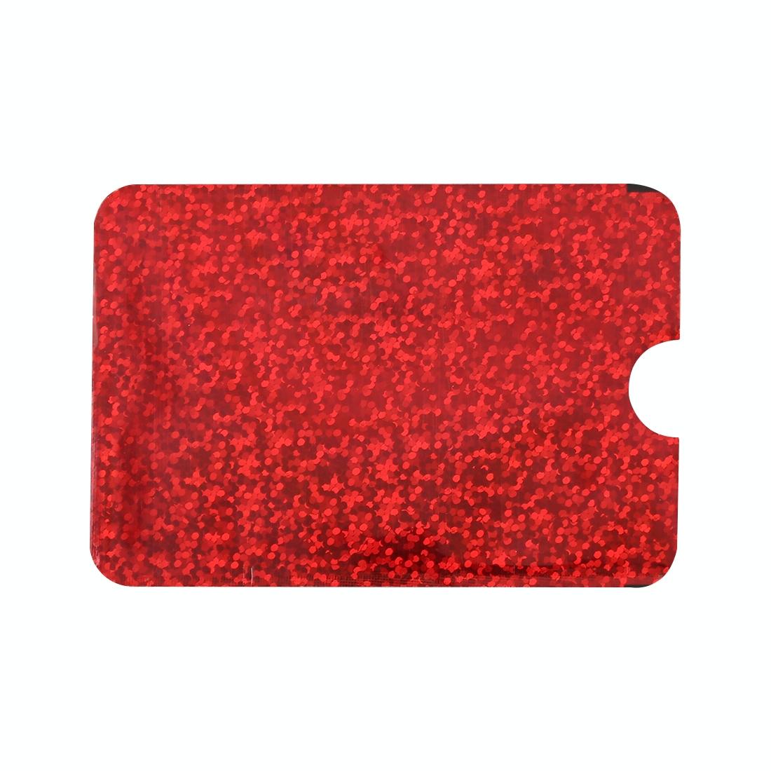 100-pack Aluminum Foil Rfid Blocking Credit Card Case - Golder Grid 5