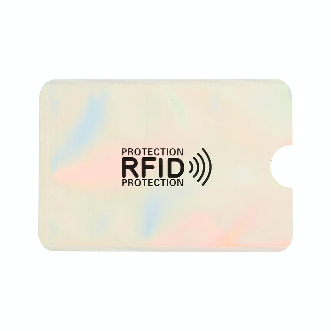 100-pack Aluminum Foil Rfid Blocking Credit Card Case - Golder Grid 15