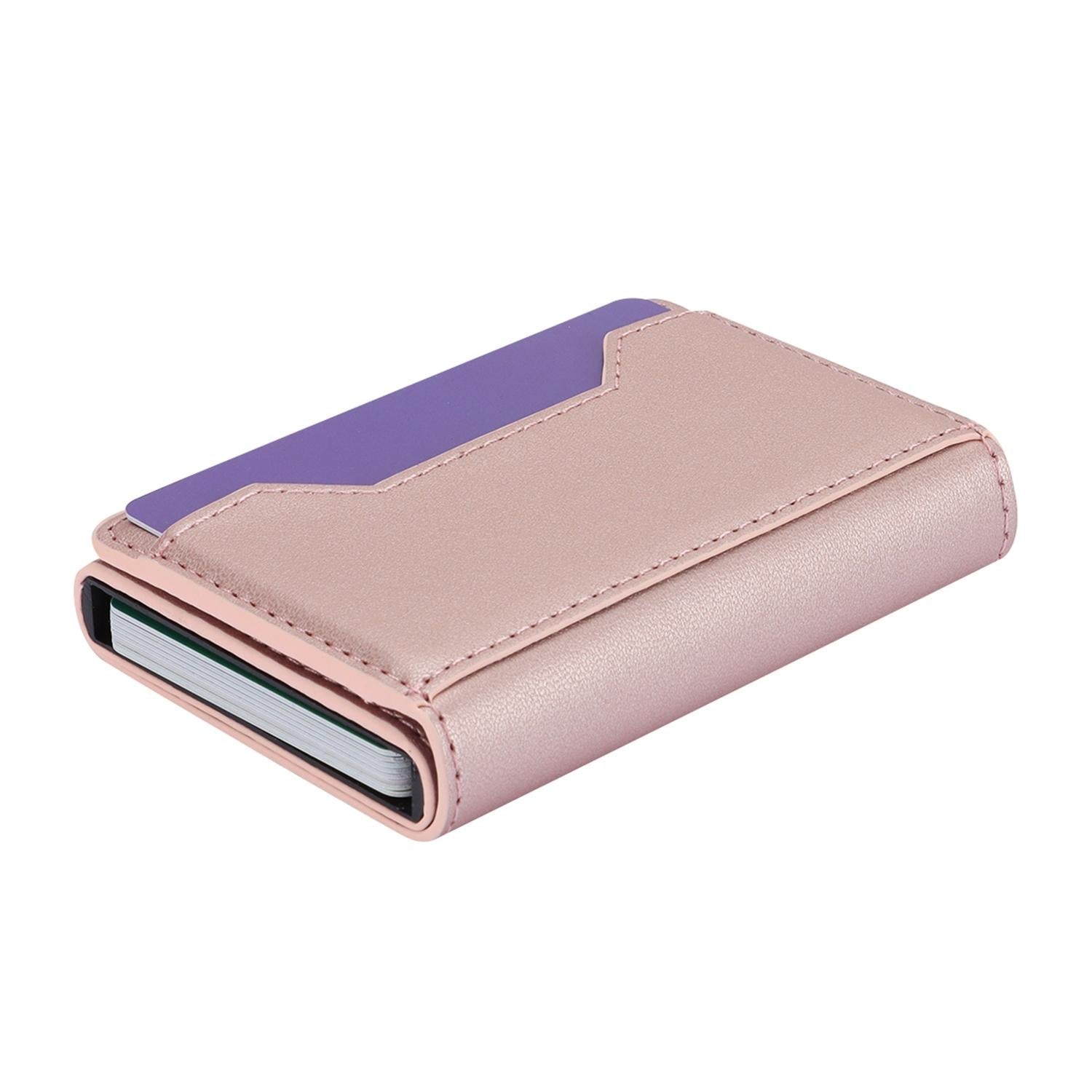 10x6x3cm Secure Brush Card Bag - Compact and Protective - Rose Gold 12