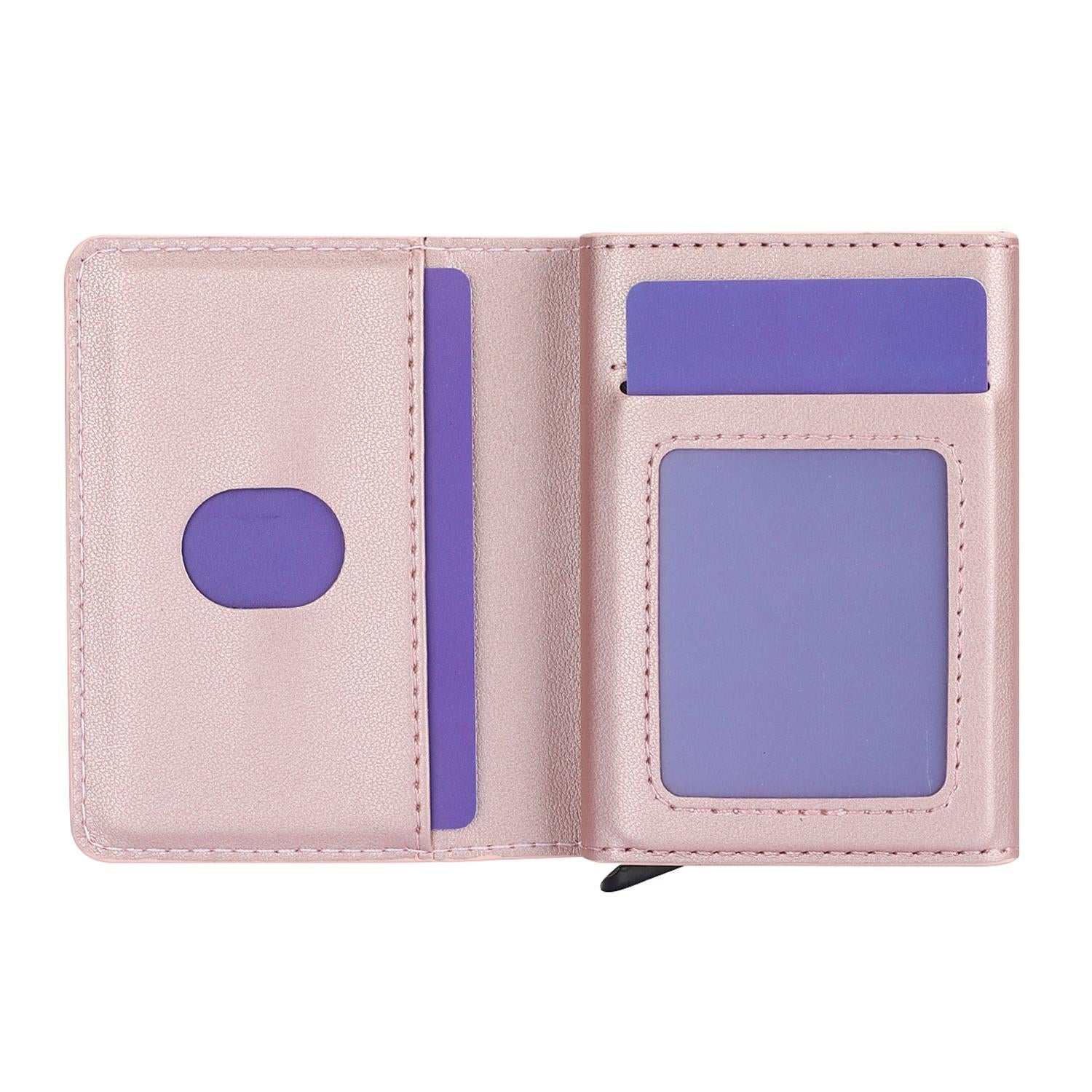 10x6x3cm Secure Brush Card Bag - Compact and Protective - Rose Gold 13