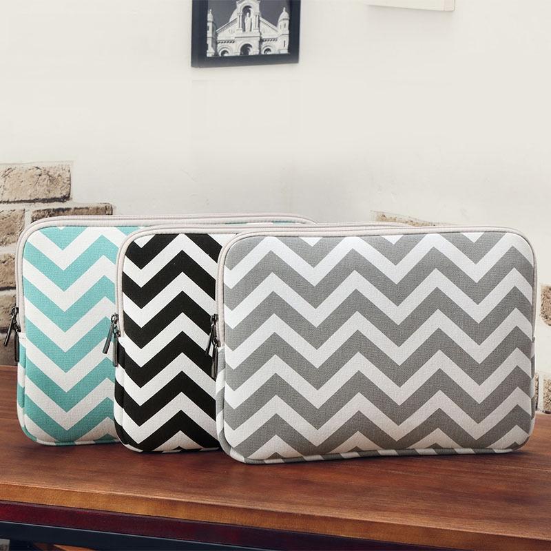 10 Wavy Pattern Notebook Liner Bag - Wavy Design - Light Green 3