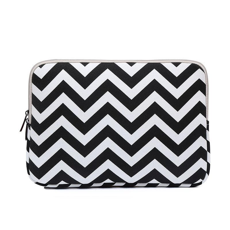 10 Wavy Pattern Notebook Liner Bag - Wavy Design - Light Green 11
