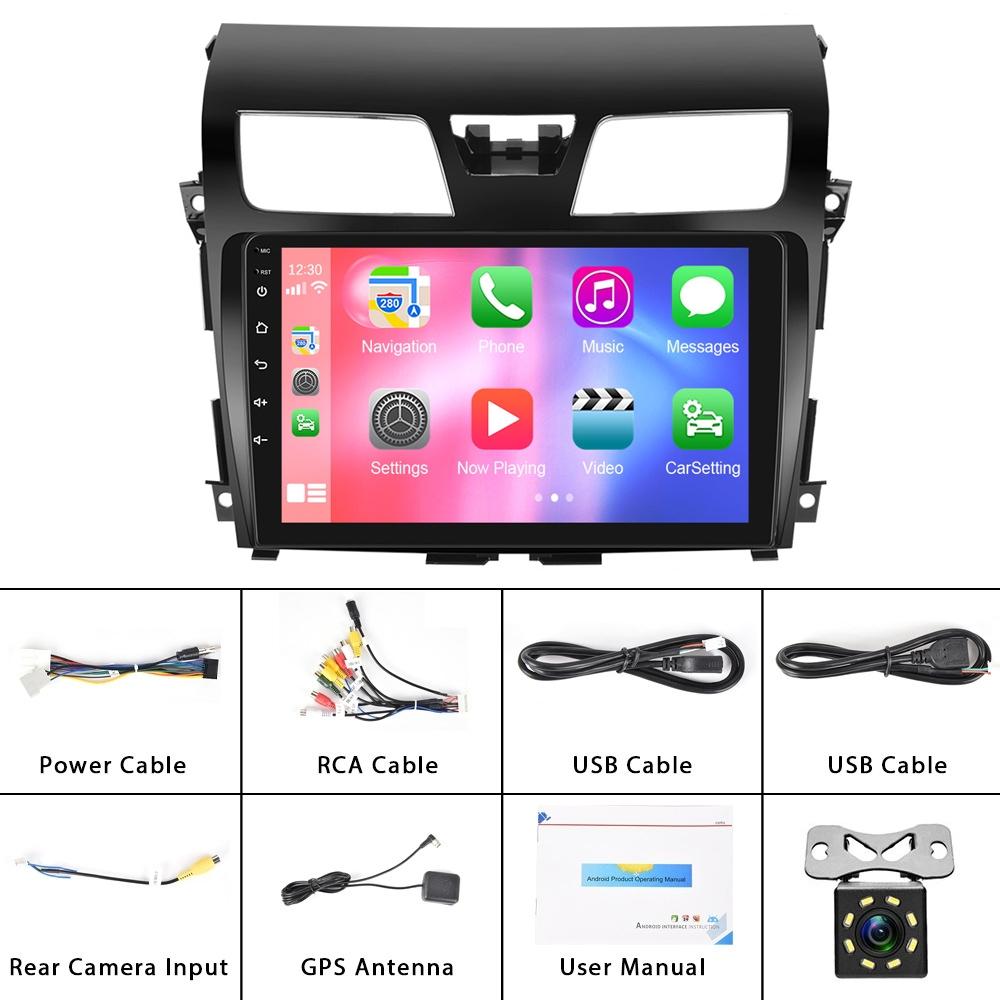10.1 Inch Car Mp5 Player For Nissan Teana 13-16 - Wifi 1 + 32G Reversing Video Screen - Standard + 12 Lights Camera 3