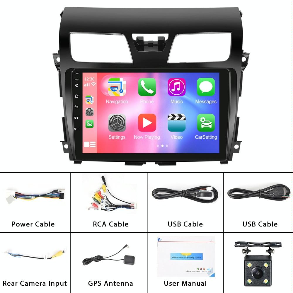 10.1 Inch Car Mp5 Player For Nissan Teana 13-16 - Wifi 1 + 32G Reversing Video Screen - Standard + 12 Lights Camera 15