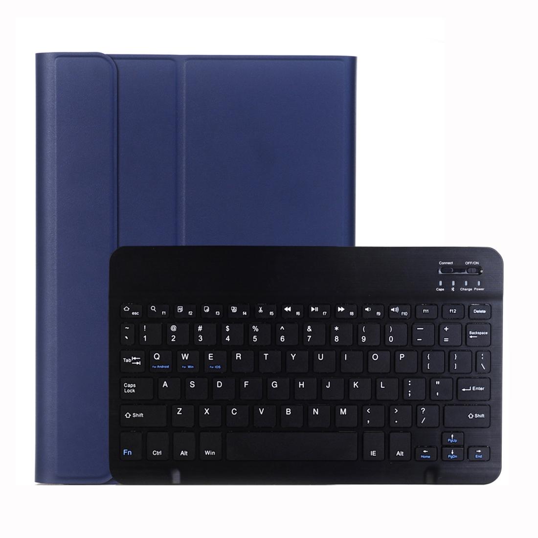 10.2 Ipad Bluetooth Keyboard Case With Stand - Ultra-Thin & Detachable - Dark Blue 1