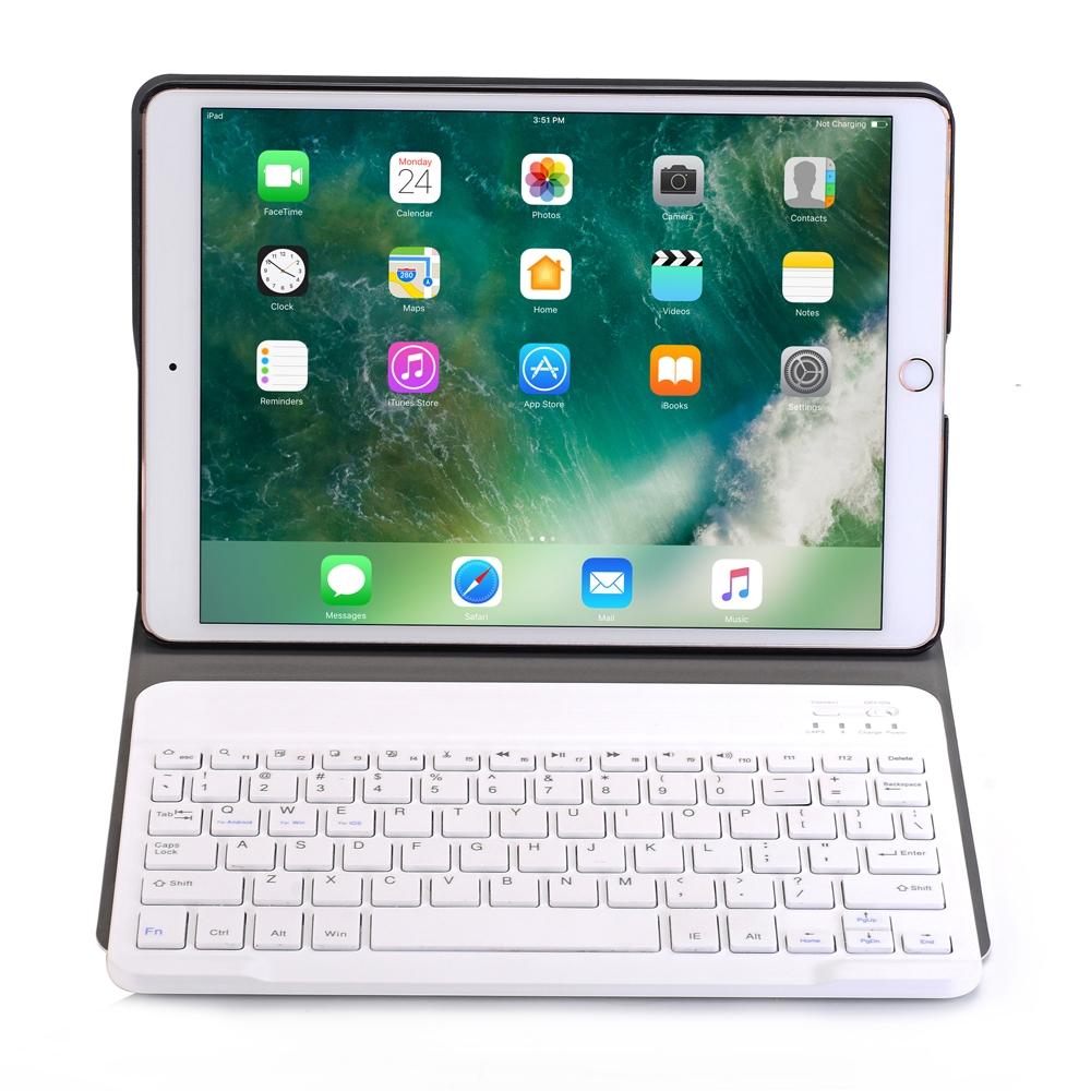 10.2 Ipad Bluetooth Keyboard Case With Stand - Ultra-Thin & Detachable - Dark Blue 7
