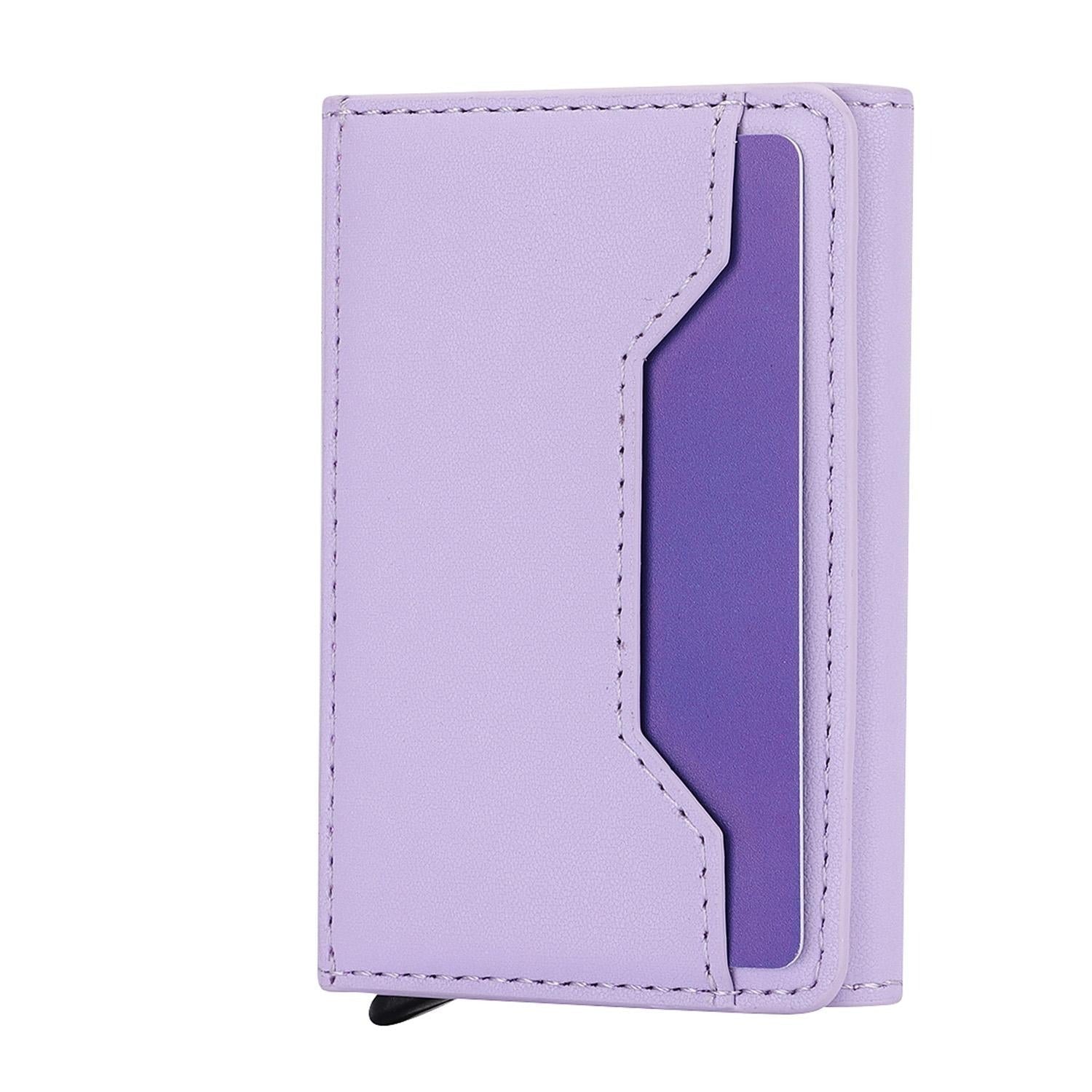 10x6x3cm Secure Brush Card Bag - Compact and Protective - Purple 1