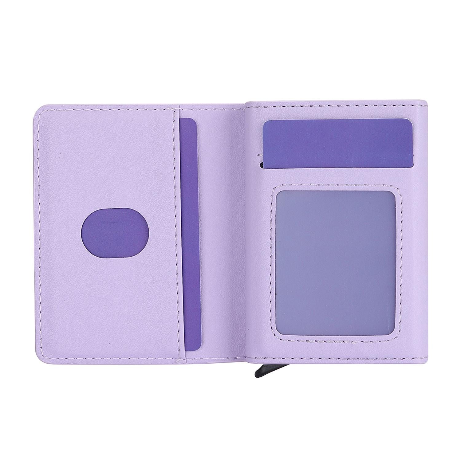 10x6x3cm Secure Brush Card Bag - Compact and Protective - Purple 4