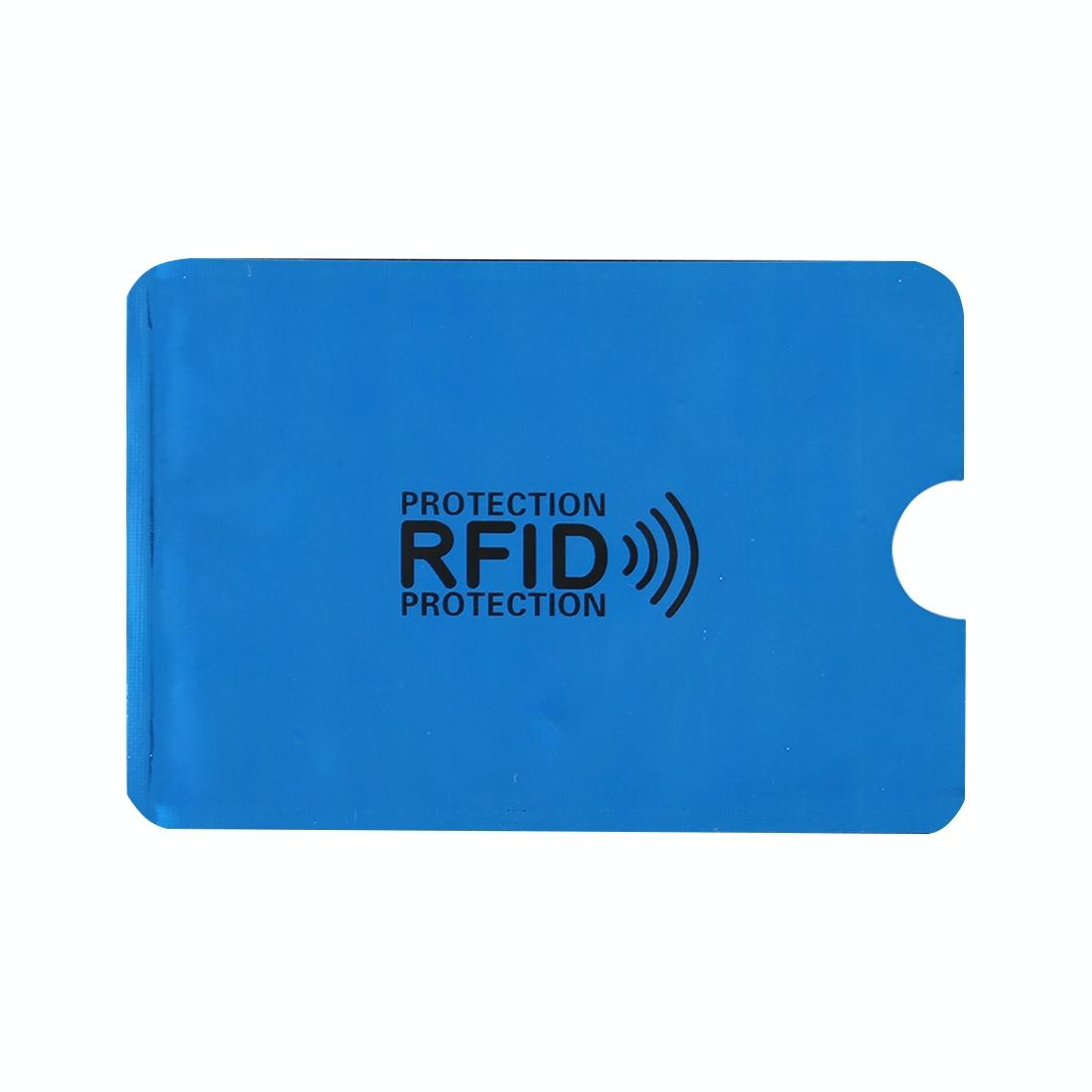 100-piece Rfid Blocking Card Holder - 9x6.3cm Aluminum Foil - Green 7