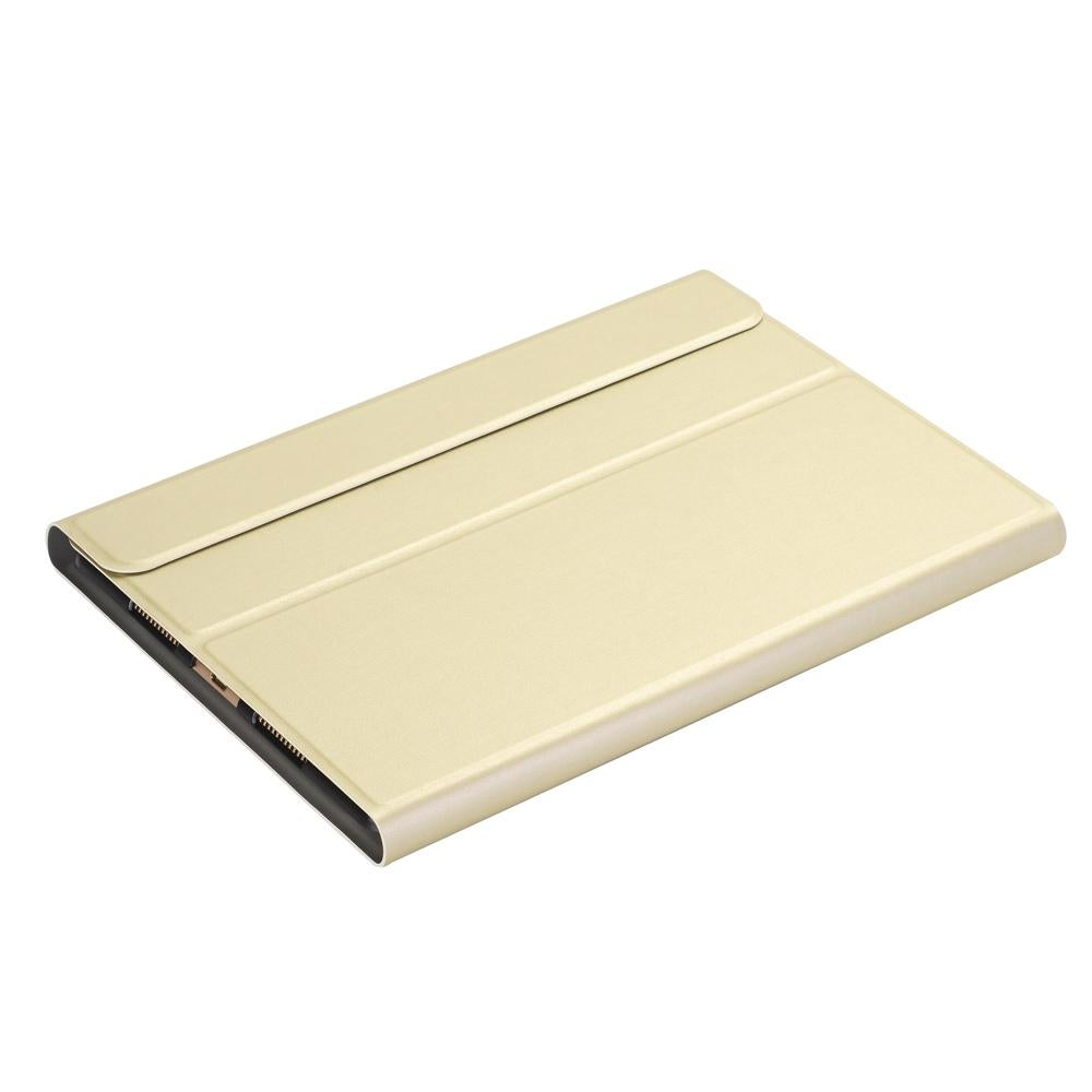 10.2 Ipad Bluetooth Keyboard Case With Stand - Ultra-Thin & Detachable - Gold 15