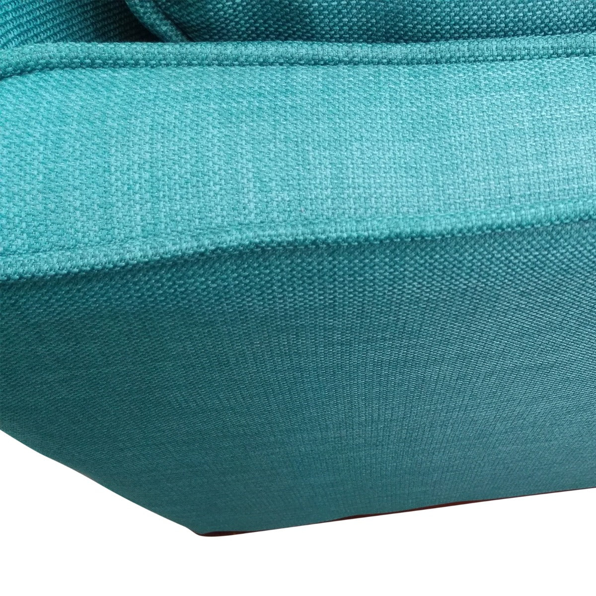 3 Seater Sofa Teal Fabric Lounge Set for Living Room Couch with Wooden Frame 4