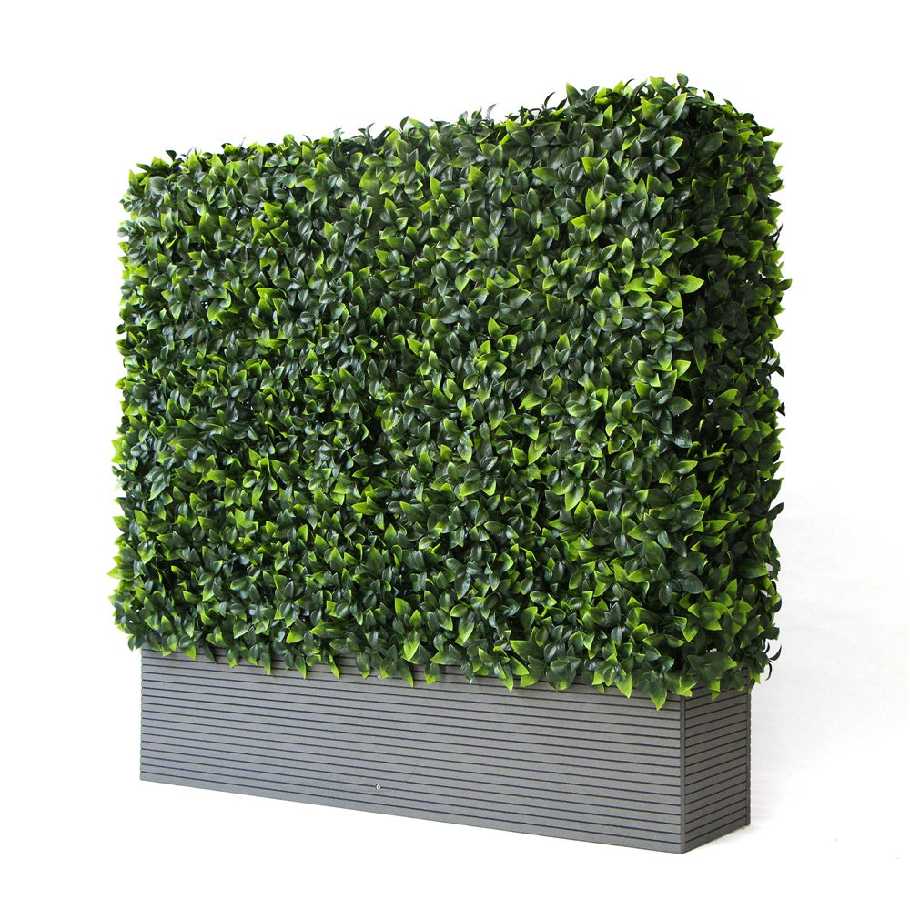Portable Jasmine Artificial Hedge Plant UV Resistant 75cm x 75cm 3