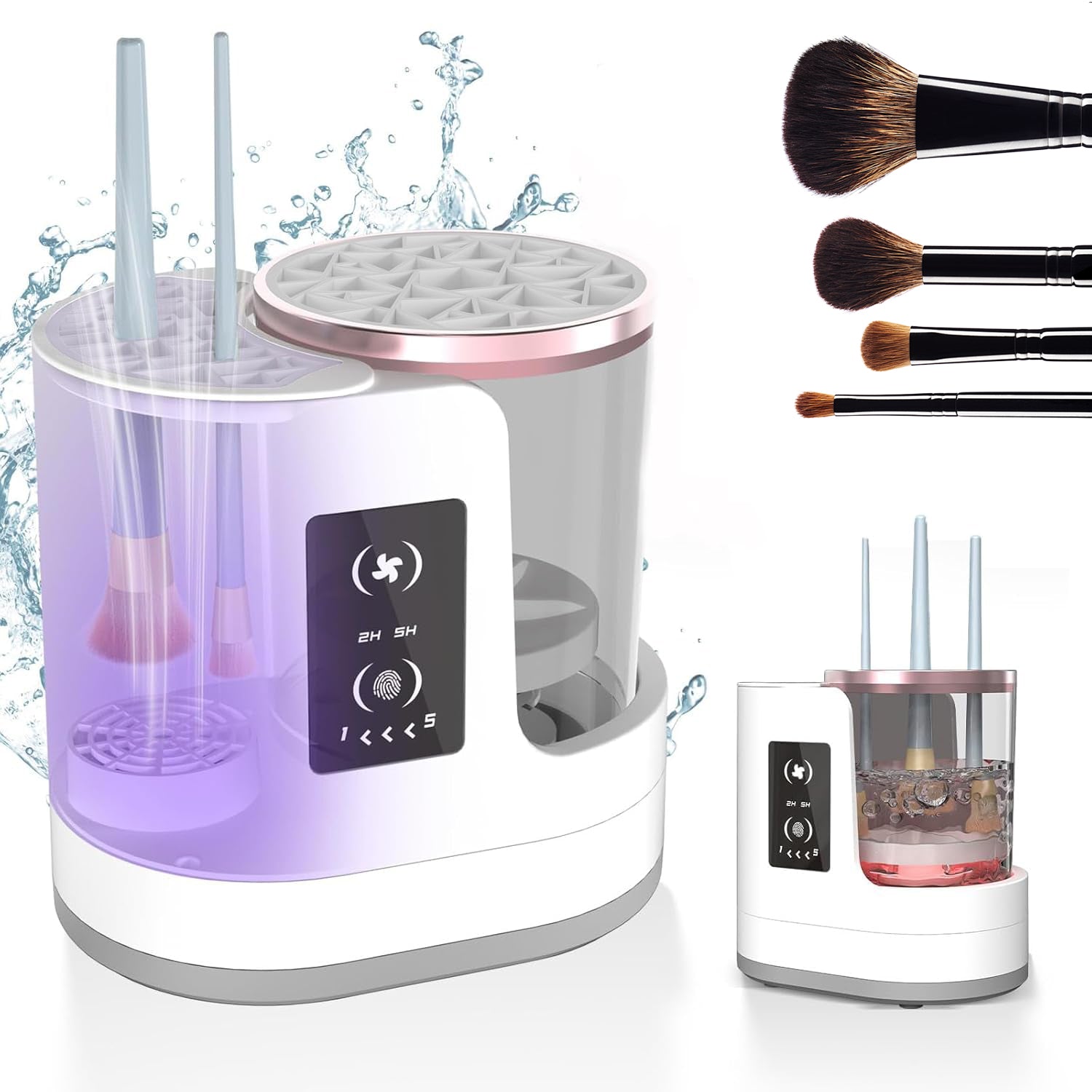 Electric Makeup Brush Cleaner – Rechargeable Automatic Cleaning System