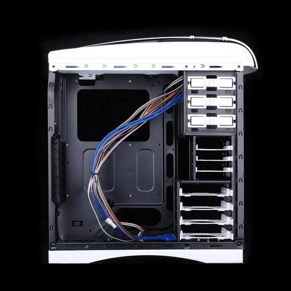 Huntkey MVP Pro  Gaming computer chassis - Blue (No PSU Included, NO FAN Included) 5