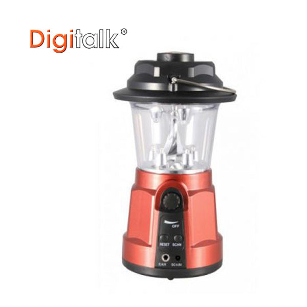 Portable Dynamo LED Lantern Radio with Built-In Compass 3