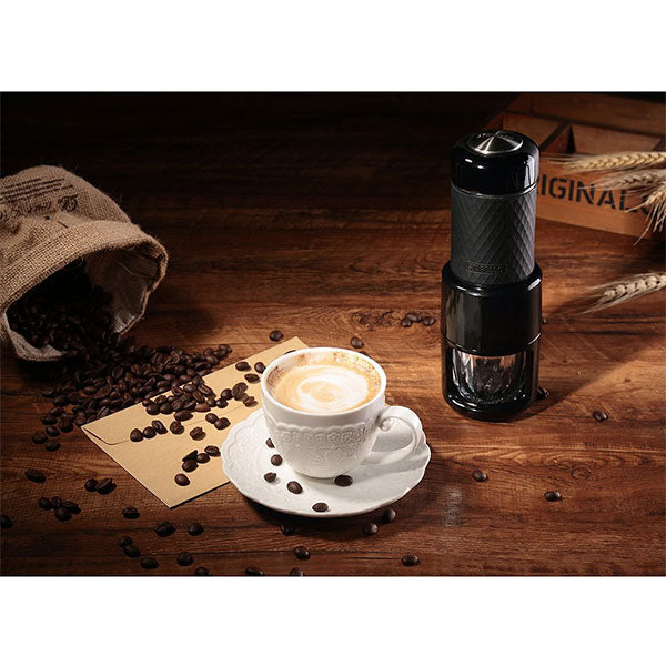 STARESSO Coffee Maker Red Dot Award Winner Portable Espresso Cappuccino Quick Cold Brew Manual Coffee Maker Machines All in One - Pink 5