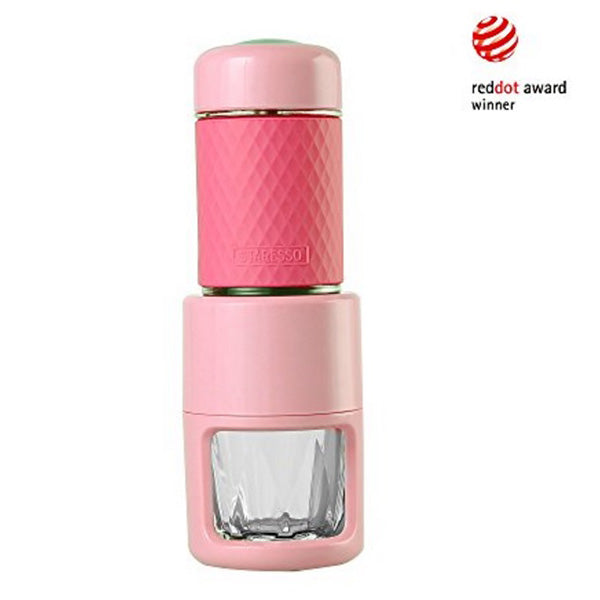STARESSO Coffee Maker Red Dot Award Winner Portable Espresso Cappuccino Quick Cold Brew Manual Coffee Maker Machines All in One - Pink 11