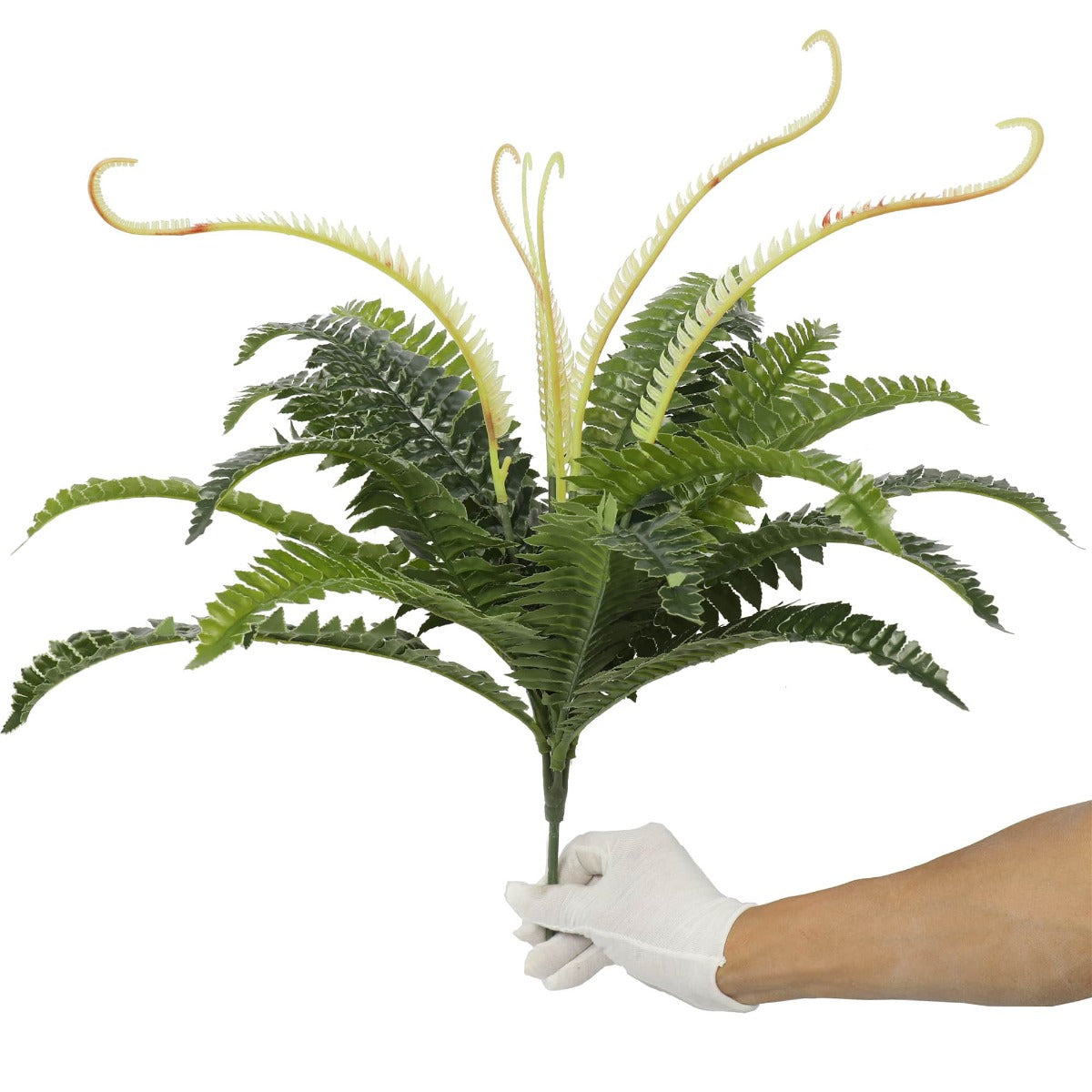 Artificial Dark Green Boston Fern 60cm 3