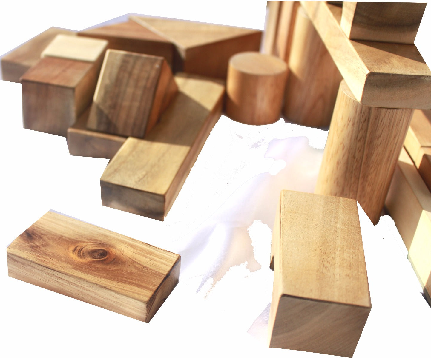 NATURAL WOOD BLOCKS 34 PCS 4