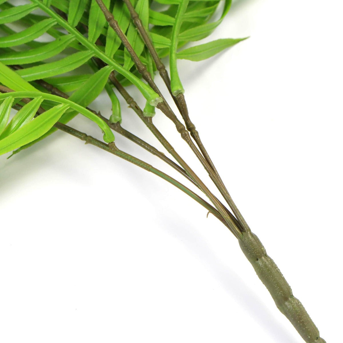 Hanging Fresh Green Bamboo Leaf Fern UV Resistant 80cm 4