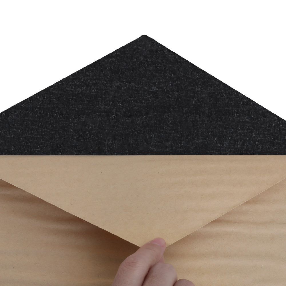 Alpha Acoustic Foam 12pcs 35x30x0.9cm Soundproof Absorption Panel Adhesive Black 3