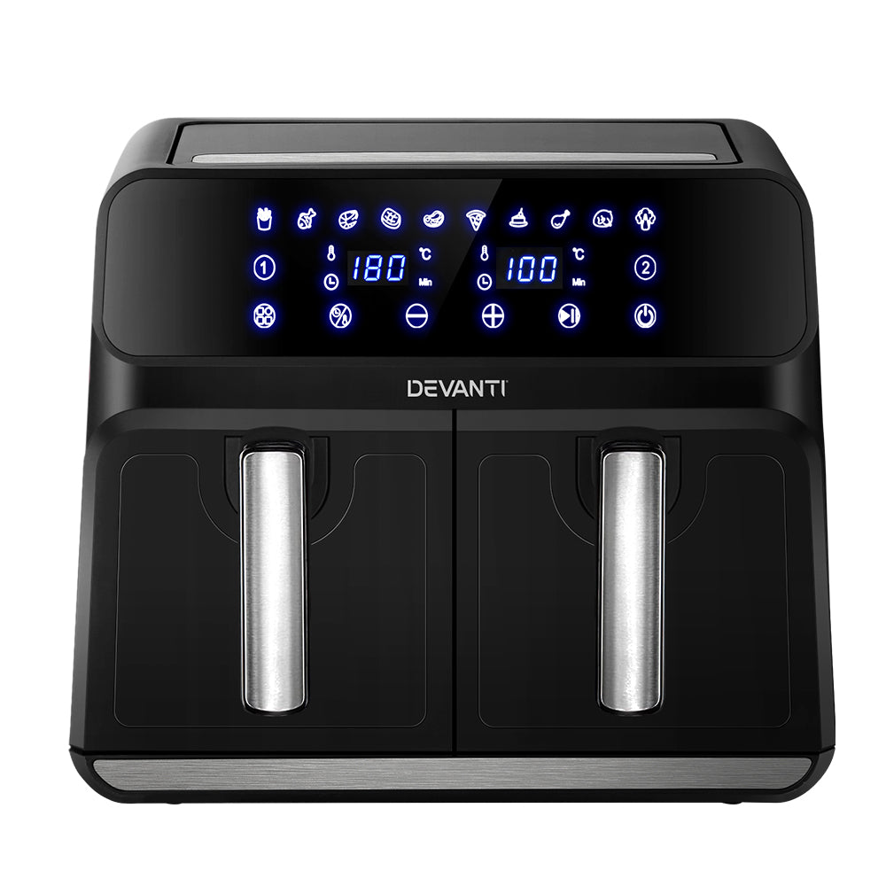 Devanti Air Fryer 8L Dual Zone Fryers 3